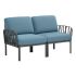 Диван пластиковый с подушками Nardi Komodo 2 003/2DIV/02.142