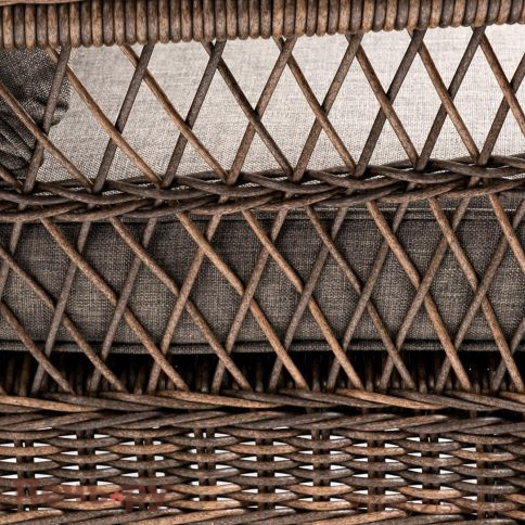 4SiS Гранд Латте кресло из искусственного ротанга, цвет коричневый фото 5