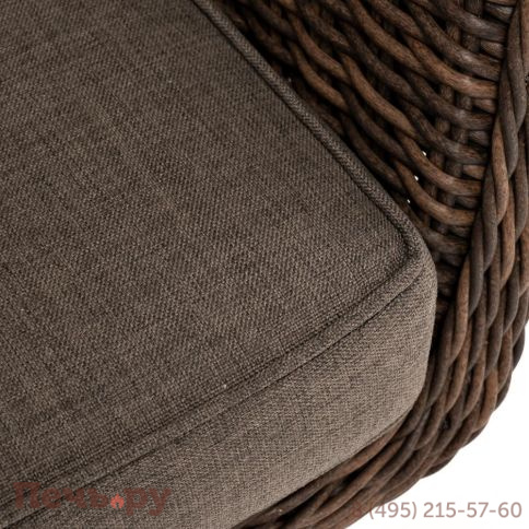 4SiS Прованс кресло из искусственного ротанга, цвет коричневый фото 6