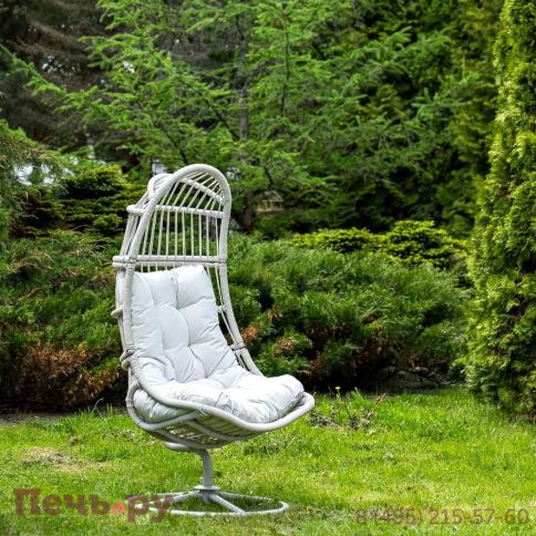 4SiS Севилья кресло-кокон из искусственного ротанга, цвет бежевый фото 8