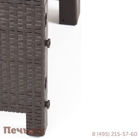 Кресло Gardeck Arizona b:rattan  (2шт.), венге (2 подушки) фото 14