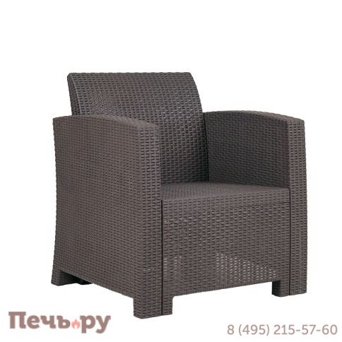 Кресло Gardeck Arizona b:rattan  (2шт.), венге (2 подушки) фото 7