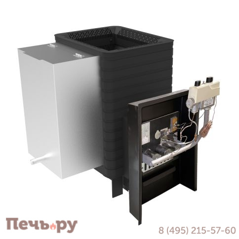 Банная печь Берёзка Викинг 15 газ (сетчатый кожух) фото 2