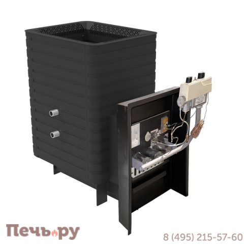 Банная печь Берёзка Викинг 15 газ (сетчатый кожух) фото 4