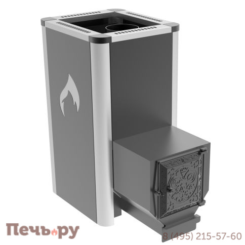 Банная печь Берёзка 28 закрытая каменка  ДТ-4  фото