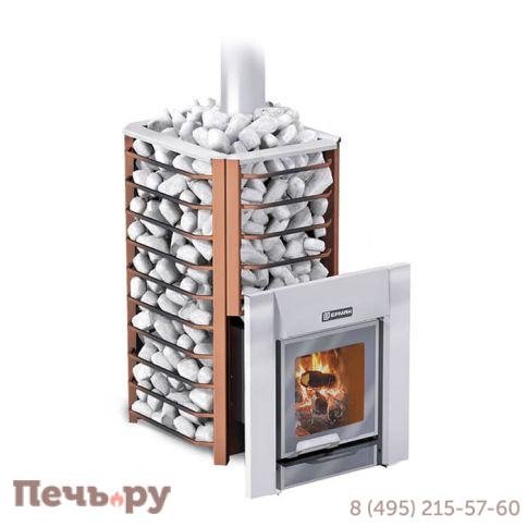 Банная печь Ермак 12 Сетка Премиум (сталь) фото