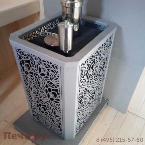 Банная печь ИзиСтим Ялта 15 хохлома фото 10