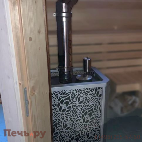 Банная печь ИзиСтим Ялта 15 хохлома фото 9