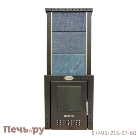 Банная печь Klover RT 35-RV в облицовке жадеит фото 3
