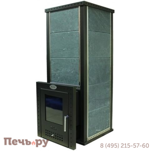 Банная печь Klover RT 35-RV в облицовке жадеит фото