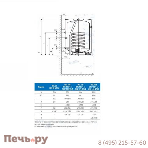 Бойлер Drazice OKC 125 фото 2