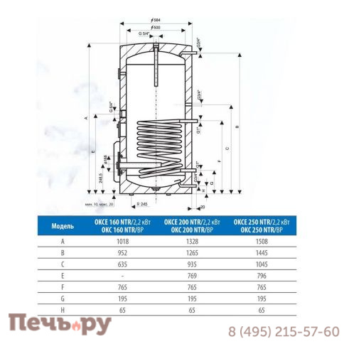 Бойлер Drazice OKCE 160 NTR/2,2kW фото 2