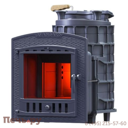 Чугунная банная печь GFS Авангард ЗК 25 (П2) под обкладку фото