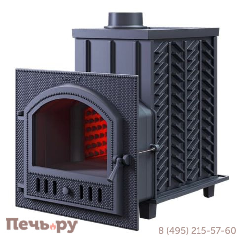 Чугунная банная печь GFS ЗК 25 (П) под обкладку фото