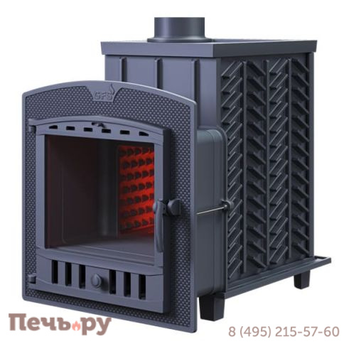 Чугунная банная печь GFS ЗК 25 (П2) под обкладку фото
