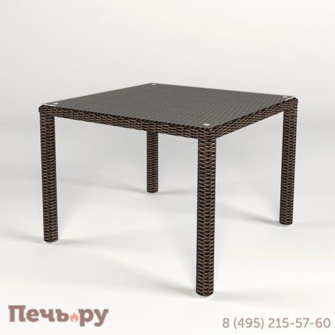 Cтол обеденный Rotang Lux Малага квадратный фото
