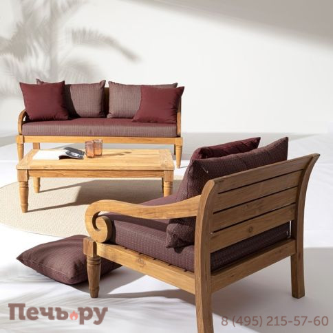 Диван деревянный с подушками Garden Relax Karuba фото 4