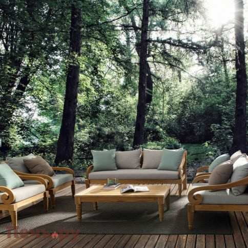 Диван деревянный с подушками Garden Relax Karuba фото 5