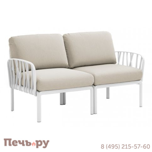 Диван пластиковый с подушками Nardi Komodo 2 003/2DIV/00.131 фото