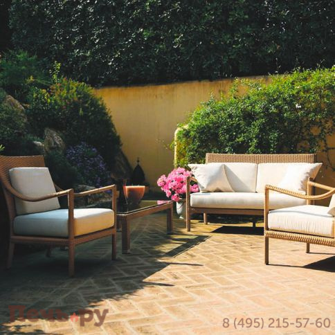 Диван плетеный двухместный DFN Tropea фото 2