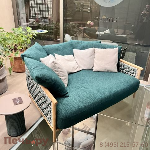 Диван плетеный с подушками Ethimo Patio фото 2