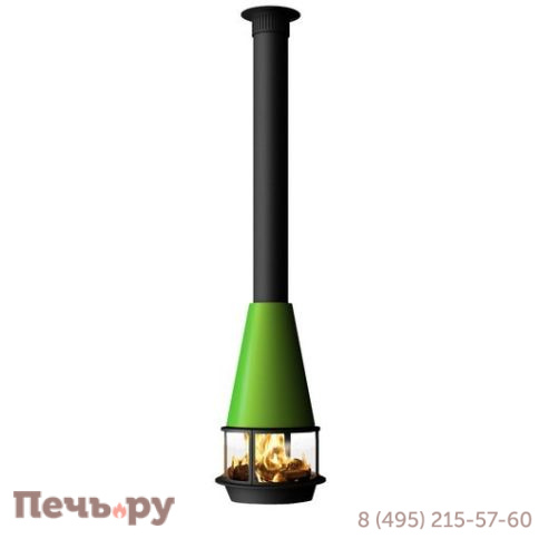 Дровяной камин Traforart Central Arlet кожух RAL, низкое стекло фото