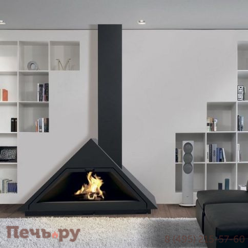 Дровяной камин Traforart Madrid (Мадрид), вертикальная труба справа/слева фото