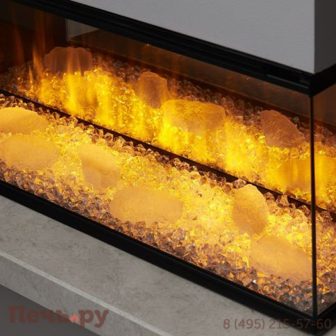 Электрокамин British Fires New Forest 870 with Deluxe Real logs - 870 мм фото 8