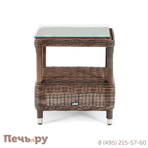 Форио 4SiS столик кофейный из искусственного ротанга, цвет коричневый фото 2