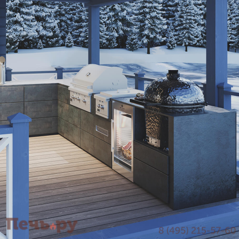 Встраиваемый газовый гриль Broilmaster Ethalon 3 фото 4