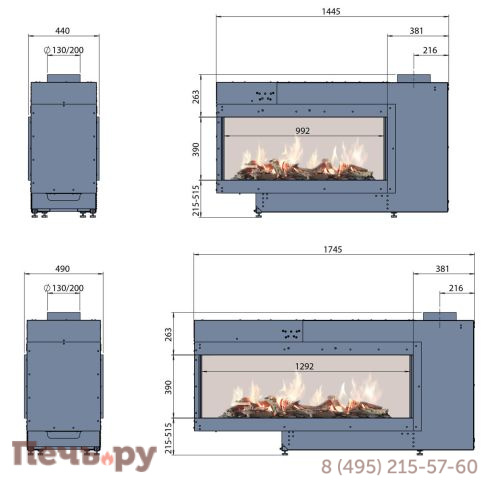 Газовый камин Faber Aspect Premium ST L фото 6