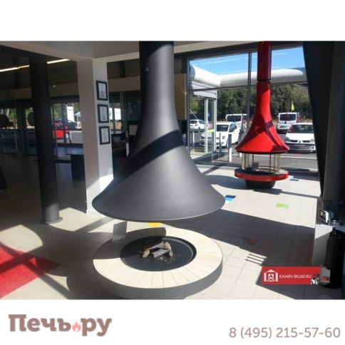 Готовый камин Bordelet Eva 992 центральный открытый фото 5