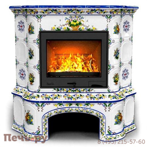 Готовый камин КимрПечь Прованс с дровником угловой с топкой Астов МЛ 700 фото 17