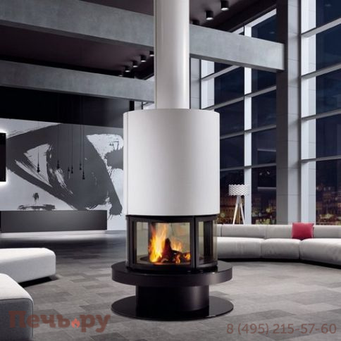 Готовый камин Rocal Prune белый фото 3