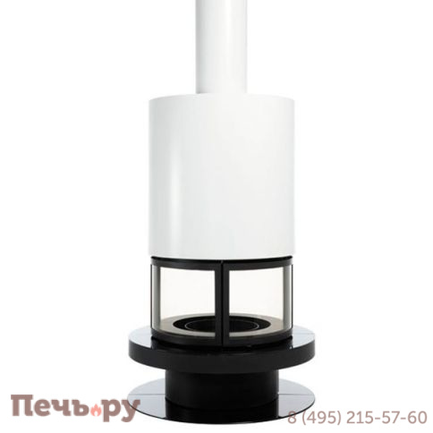 Готовый камин Rocal Prune белый фото