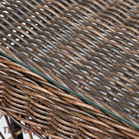 Гранд Латте 4SiS стол журнальный из искусственного ротанга, цвет коричневый фото 6