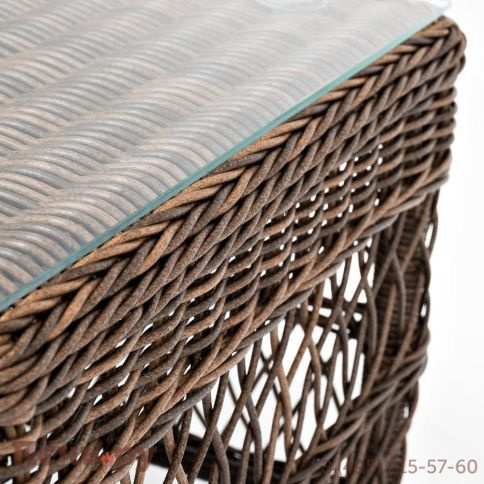 Гранд Латте 4SiS стол журнальный из искусственного ротанга, цвет коричневый фото 8