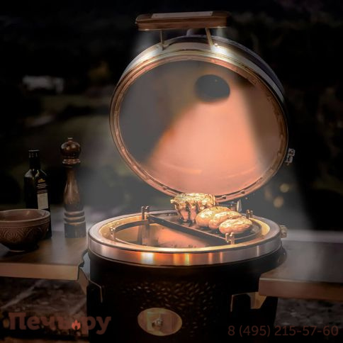 Гриль Monolith Avantgarde Lechef черный матовый без боковых столиков и подставки фото 7