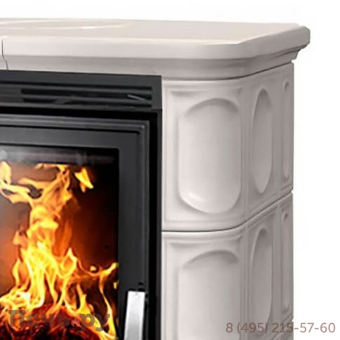 Кафельная печь ABX Marina KPI, с кафельным цоколем, с допуском воздуха фото 3