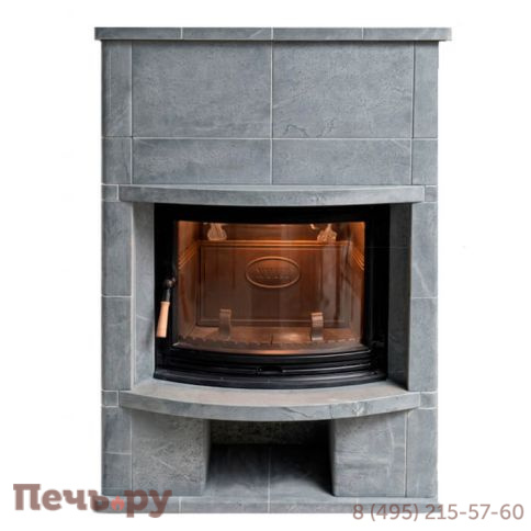 Камин накопительного типа Теплый камень FS 4 дровник+основание (цена без топки) фото
