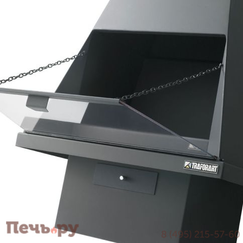 Камин Traforart Cerdanya Frontal чёрный фото 2