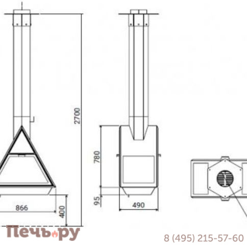 Камин Traforart Equil Art Central фото 2