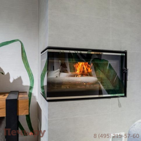 Каминная чугунная топка Kaw-Met W16 14,7кВт PB фото 4