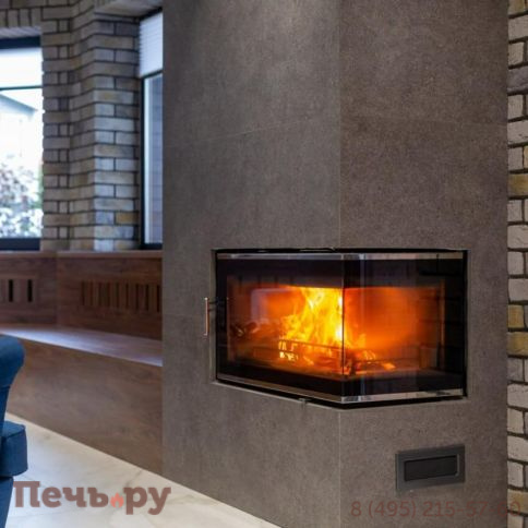 Каминная чугунная топка Kaw-Met W16 14,7кВт PB фото 5