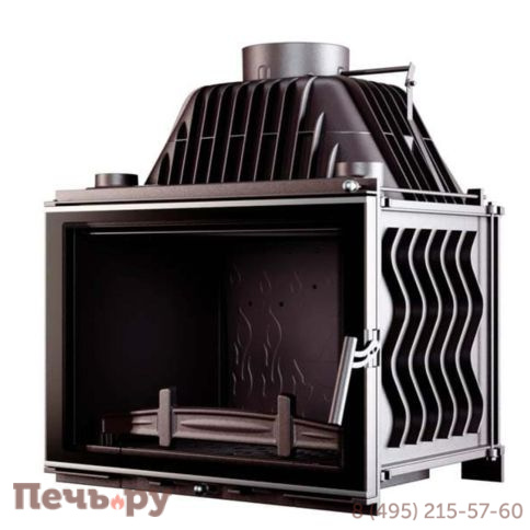 Каминная чугунная топка  Kaw-Met W17 Dekor 16,1кВт Eko фото 7