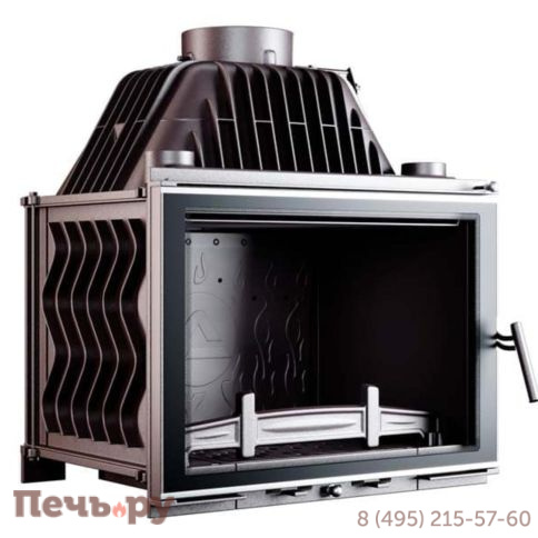 Каминная чугунная топка  Kaw-Met W17 Dekor 16,1кВт Eko фото 8