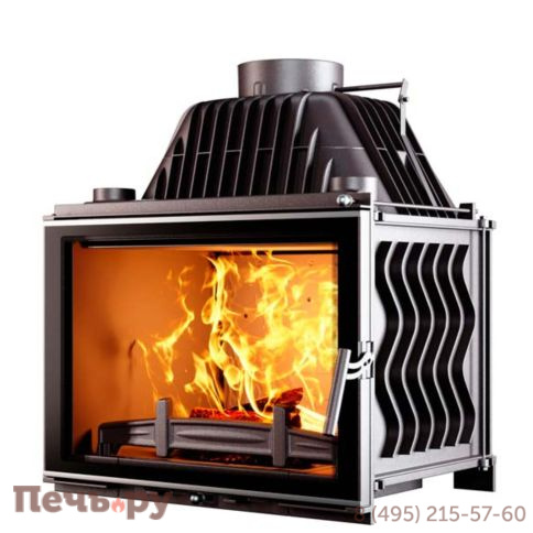 Каминная чугунная топка  Kaw-Met W17 Dekor 16,1кВт Eko фото