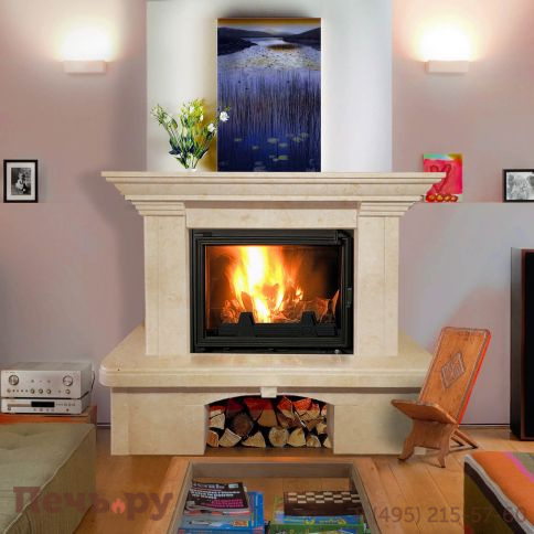 Каминная облицовка MadeIra Cristina Giallo мраморная балка фото 3