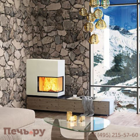 Каминная топка Austroflamm 63х40х42К угловая фото 4