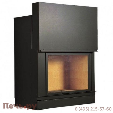 Каминная топка Axis AX-F 1200 PC-N RT (черная) фото